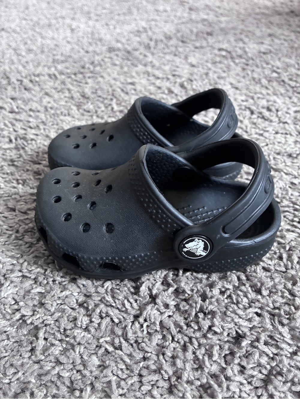 CROCS Toddler Black Classic Clog 5C